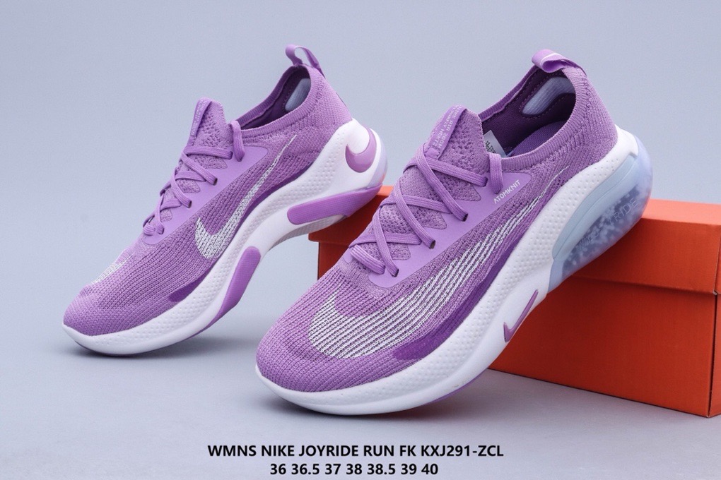 Women Nike Joyride Run FK Purple White Shoes - Click Image to Close